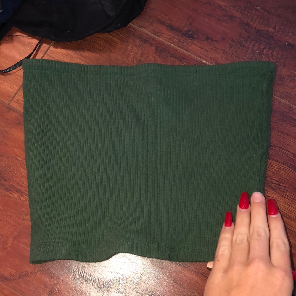 Army Green Tube Top
